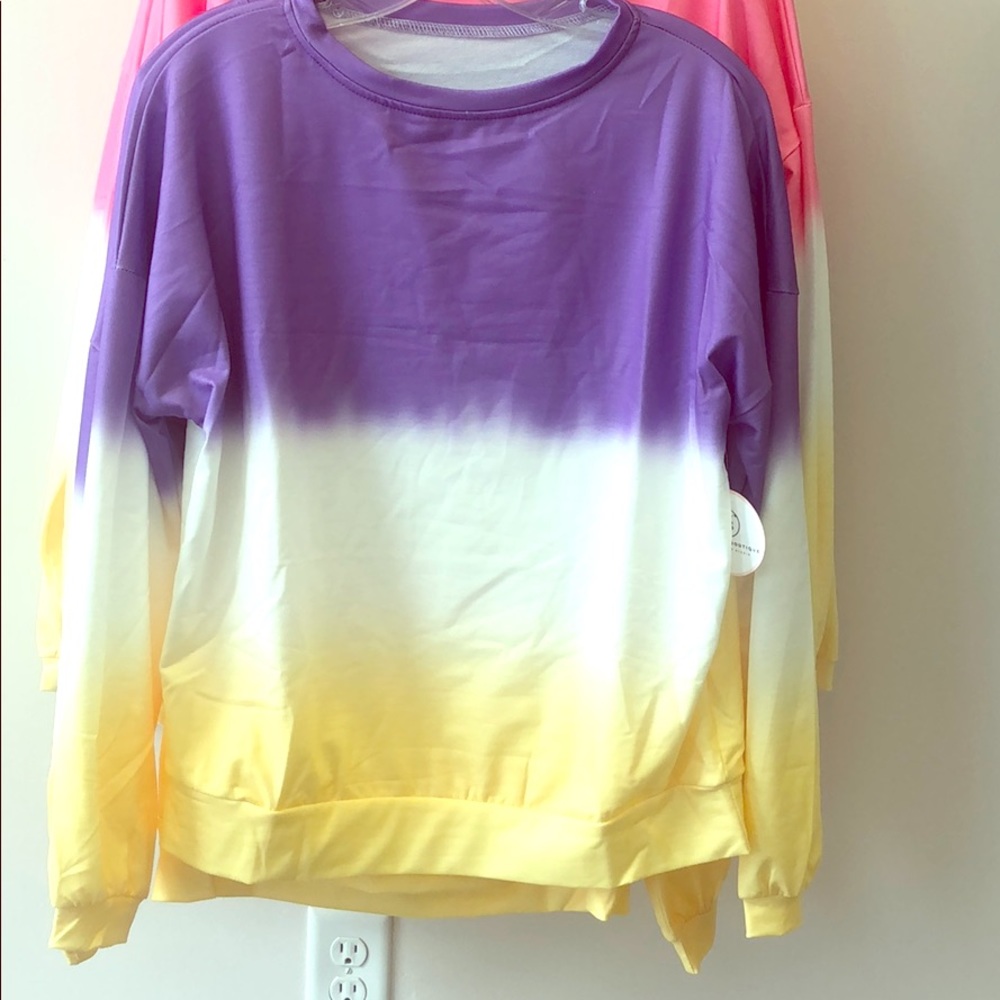 Purple Ombré sweatshirt